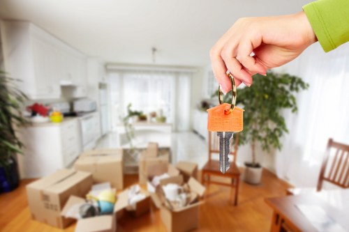 Professional van loading for a Knightsbridge home move