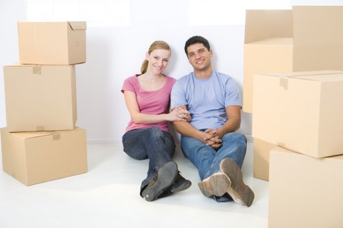 Local removals van for business and residential customers in Knightsbridge