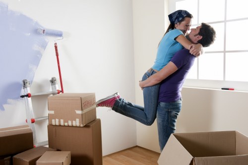 Careful residential removals in a Knightsbridge apartment building