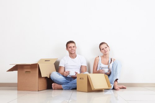 Knightsbridge apartment move with careful loading support