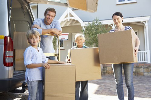 Organised packing supplies for a Knightsbridge removal service