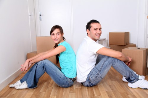 Organised unpacking service for a Knightsbridge residence