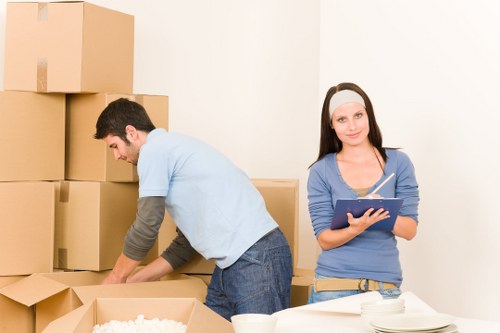 Removal team planning access for a central London move