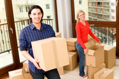 Packing and loading process for a Knightsbridge home move